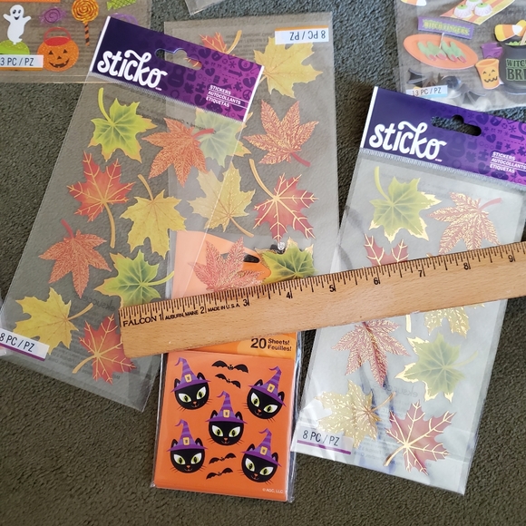 20+ Packs Fall Halloween Sticker Lot - Picture 13 of 17